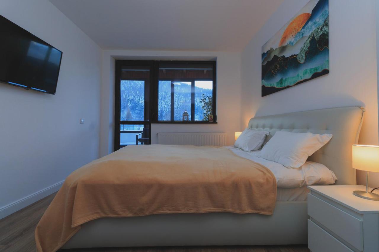 Best View Ap With Parking And 2 Bathrooms Sinaia Eksteriør billede