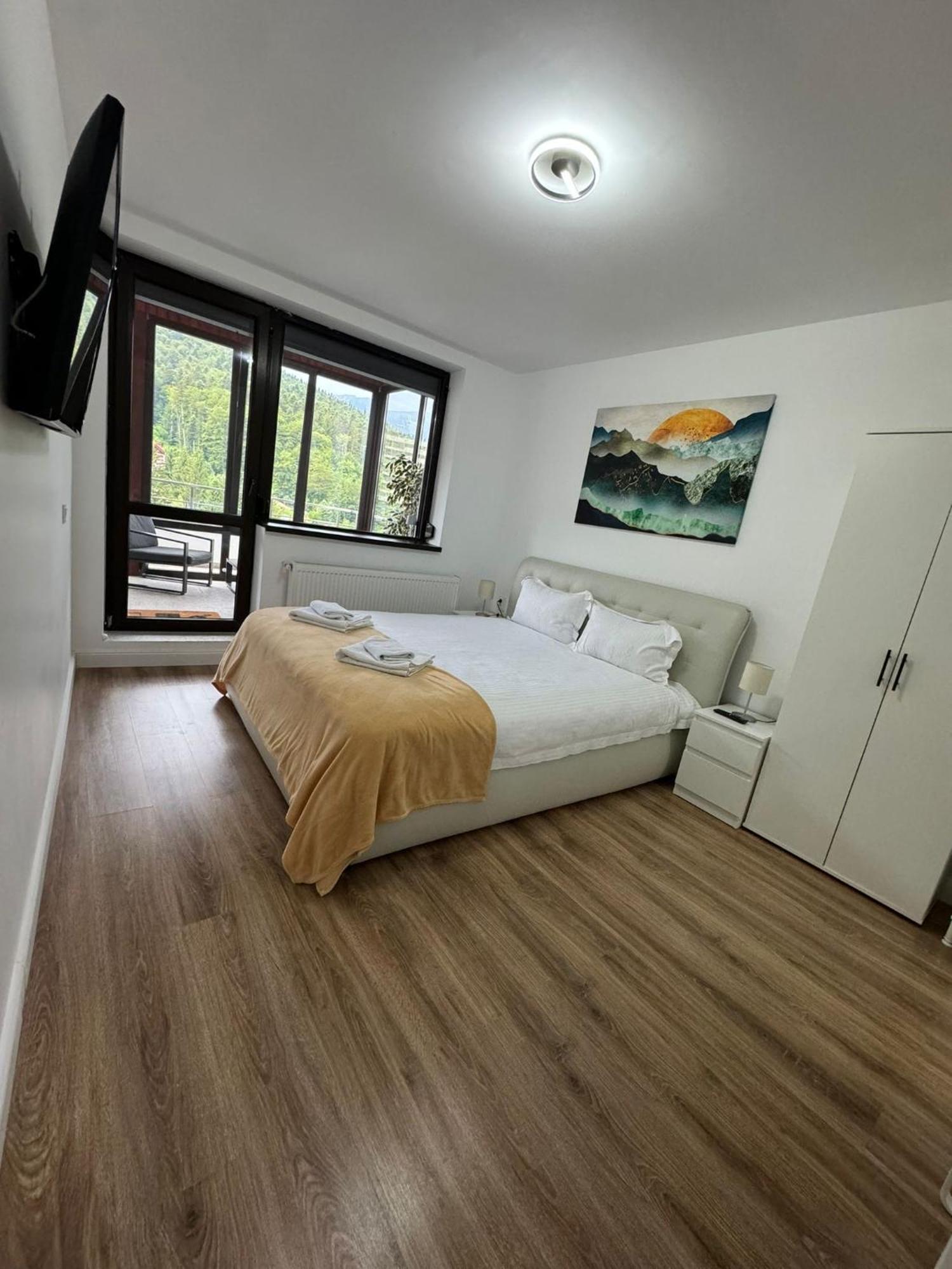 Best View Ap With Parking And 2 Bathrooms Sinaia Eksteriør billede