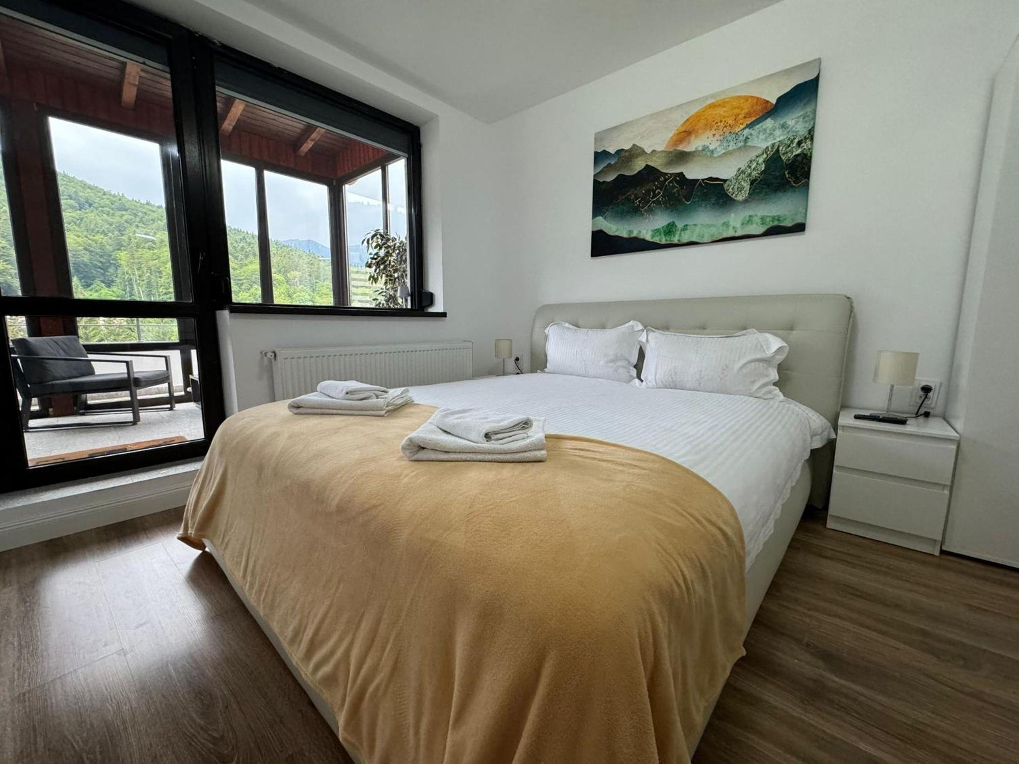 Best View Ap With Parking And 2 Bathrooms Sinaia Eksteriør billede